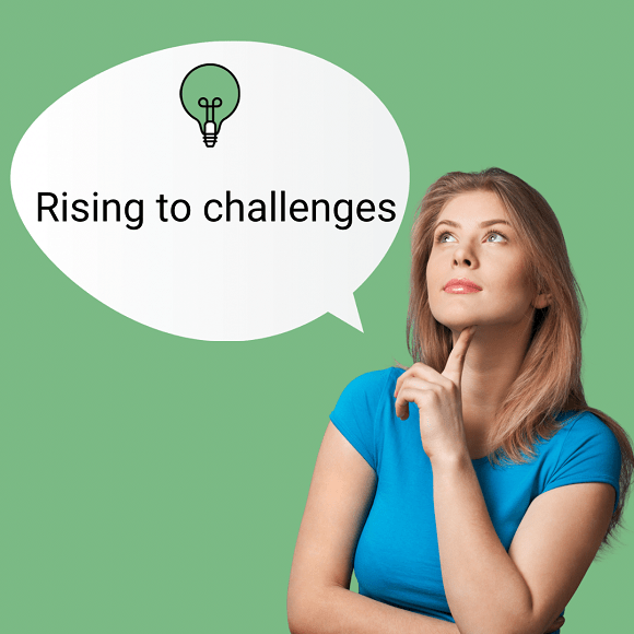 Why do challenges make us rise to the occasion?
